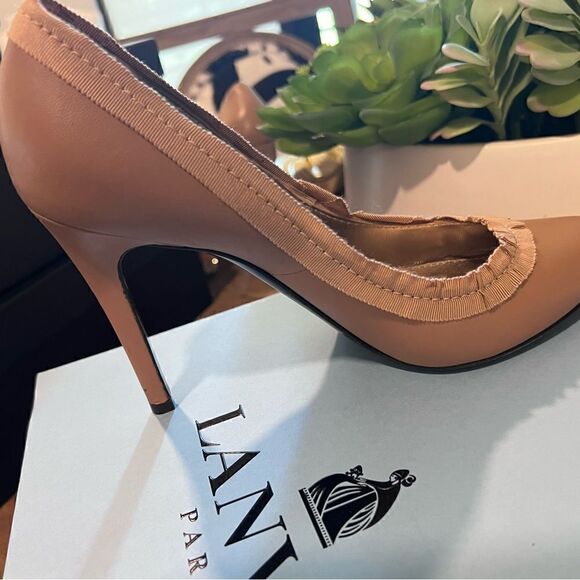 Lanvin  grograin trim heels excellent condition size 9 - Picture 7 of 15